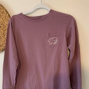 Ivory Ella Purple Long Sleeve Shirt